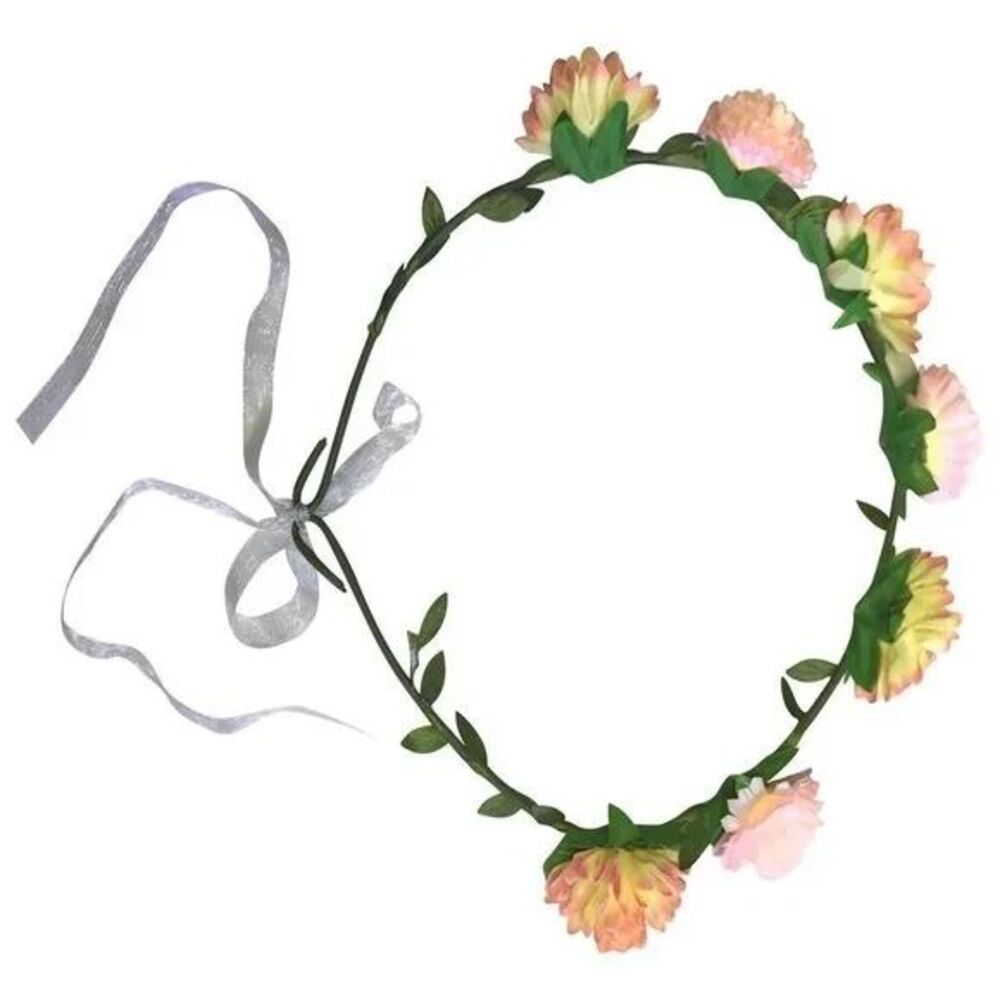 Floral Flower Headband Wedding Birthday Party Crown Dress Up hair band costume